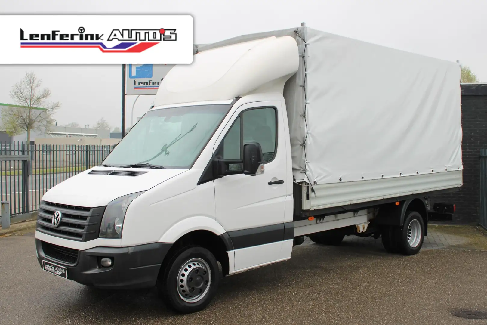 Volkswagen Crafter 2.0 TDI 163 pk Pick Up met Huif / Open Laadbak Air White - 1