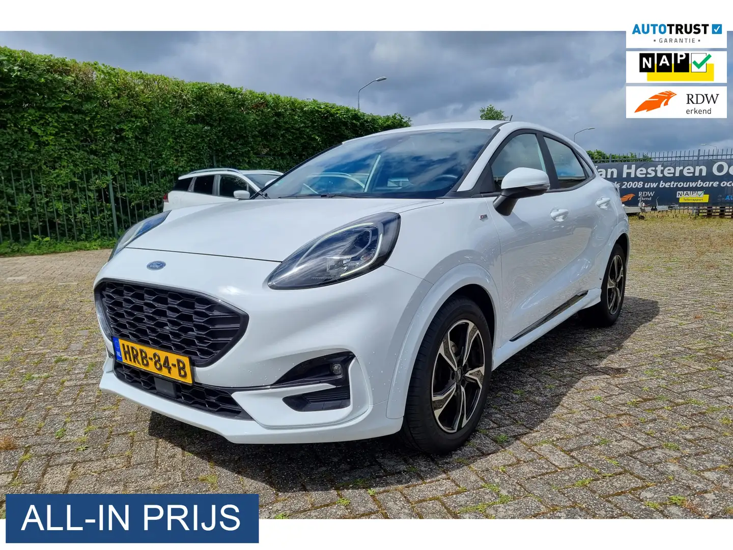 Ford Puma 1.0 EcoBoost Hybrid ST-Line ✅RIJKLAAR! Blanc - 1