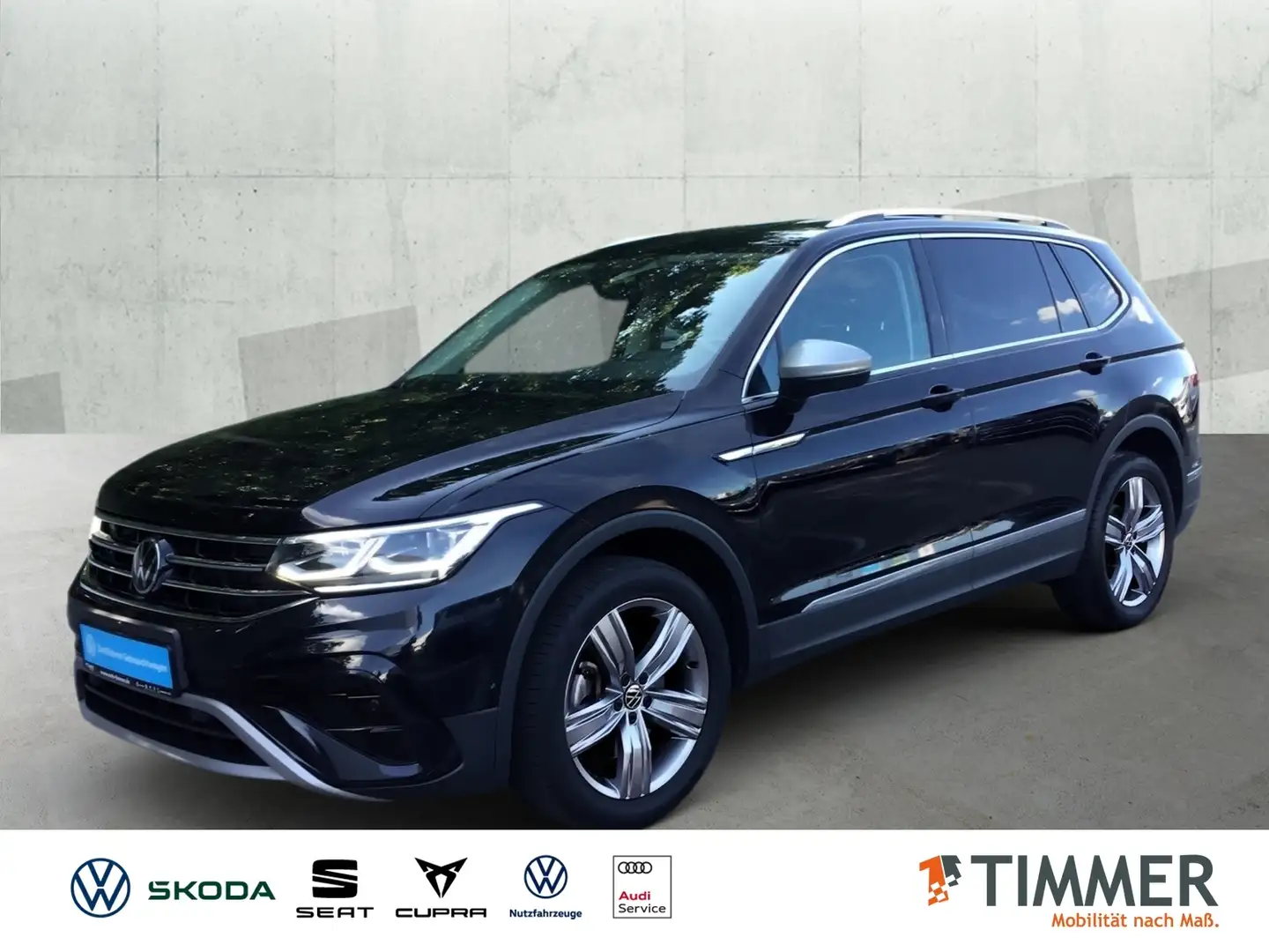 Volkswagen Tiguan Allspace 2.0 TDI DSG 4M *AHK *IQ.LIGHT *360° * Negro - 1