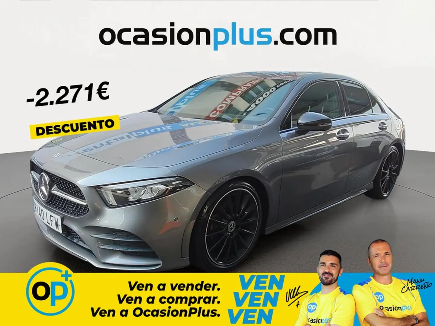 Mercedes-Benz A 200 200d Sedán 8G-DCT Gris - 1