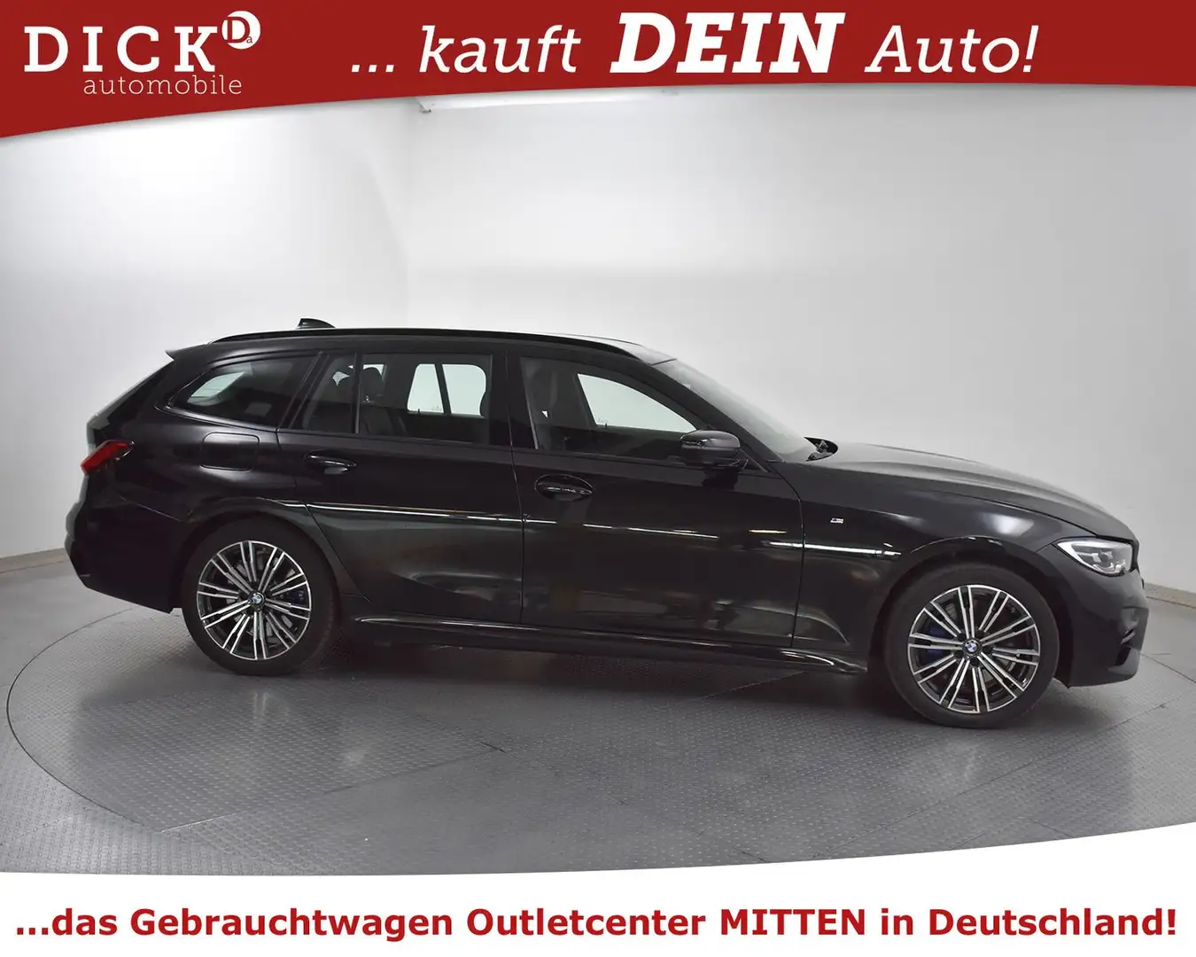 BMW 330 e T xDr Sport Aut. M PAKET+MEMO+VIRTU+KAM+AHK Schwarz - 2