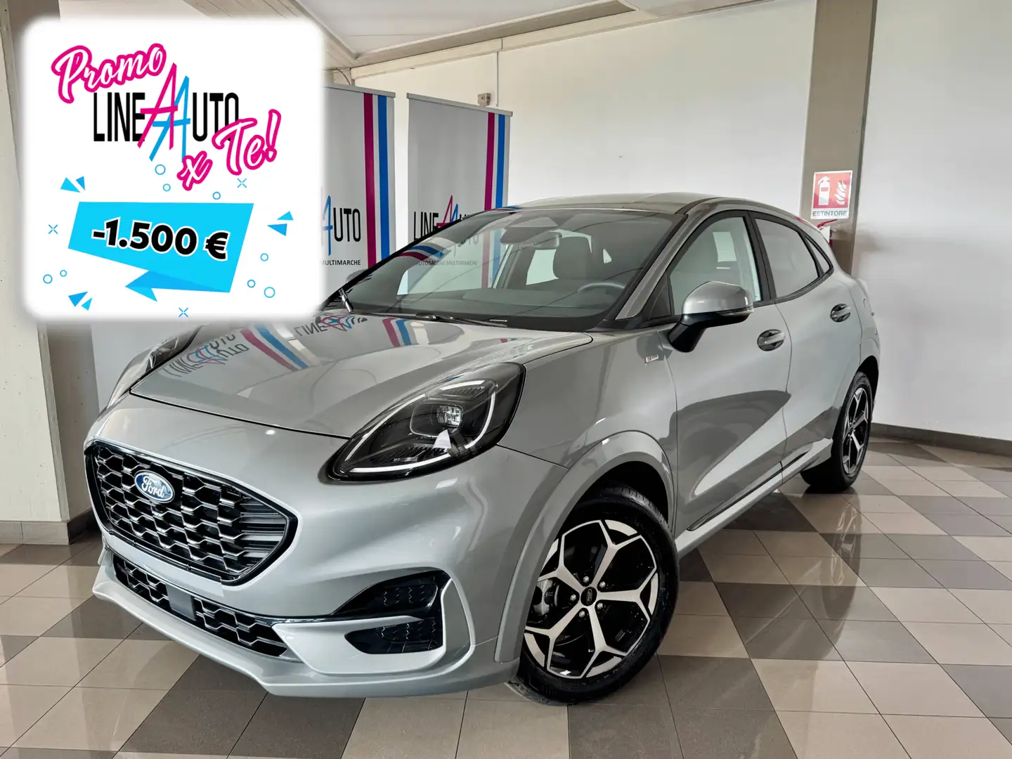 Ford Puma Puma 1.0 EcoBoost Hybrid 125 CV S&S ST-Line Grigio - 1