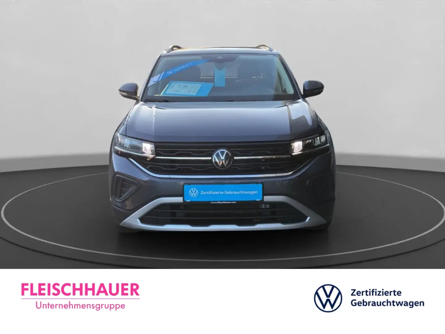 Volkswagen T-Cross TSI 1.0 Life+LED+DAB+ACC+SHZ+NAVI Grau - 2