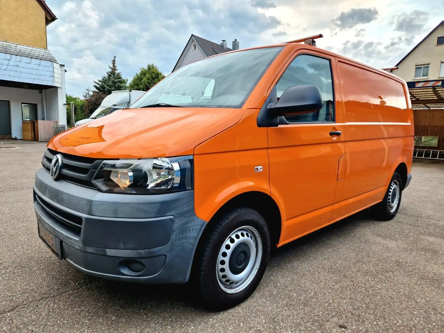 Volkswagen T5 Transporter Kasten 2.0 +AHK+LEDER+93.330KM+ Naranja - 1