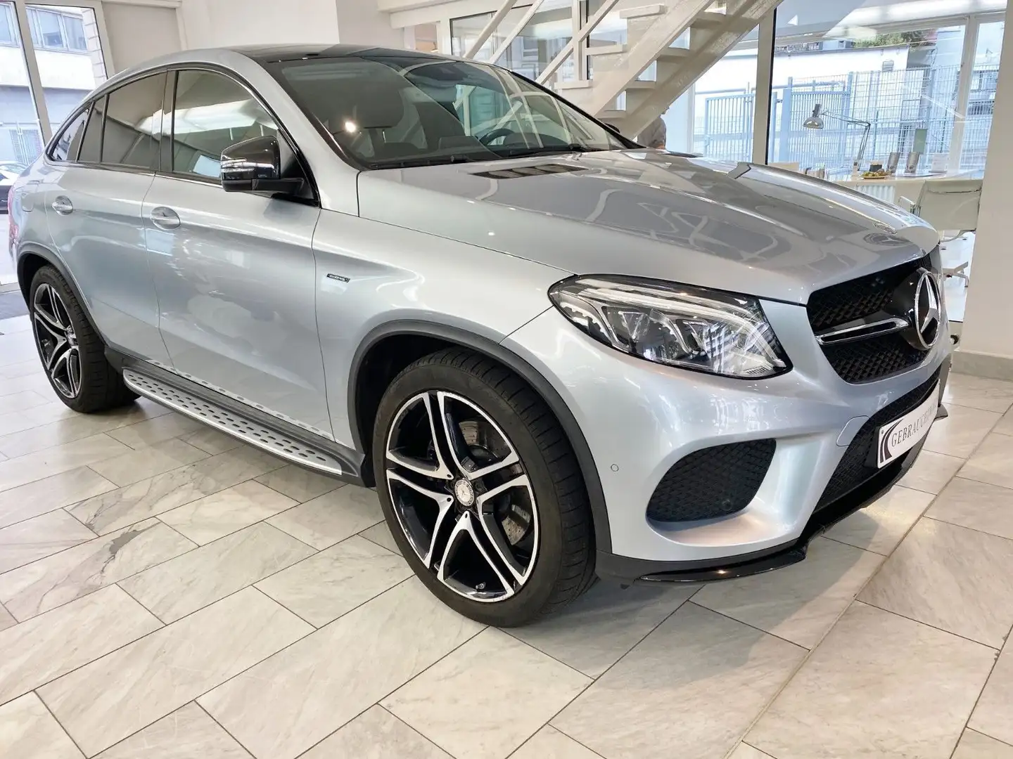 Mercedes-Benz GLE 43 AMG Coupé 4M Pano/LED/Luft/Spur/22/RFK/H+ Silber - 2