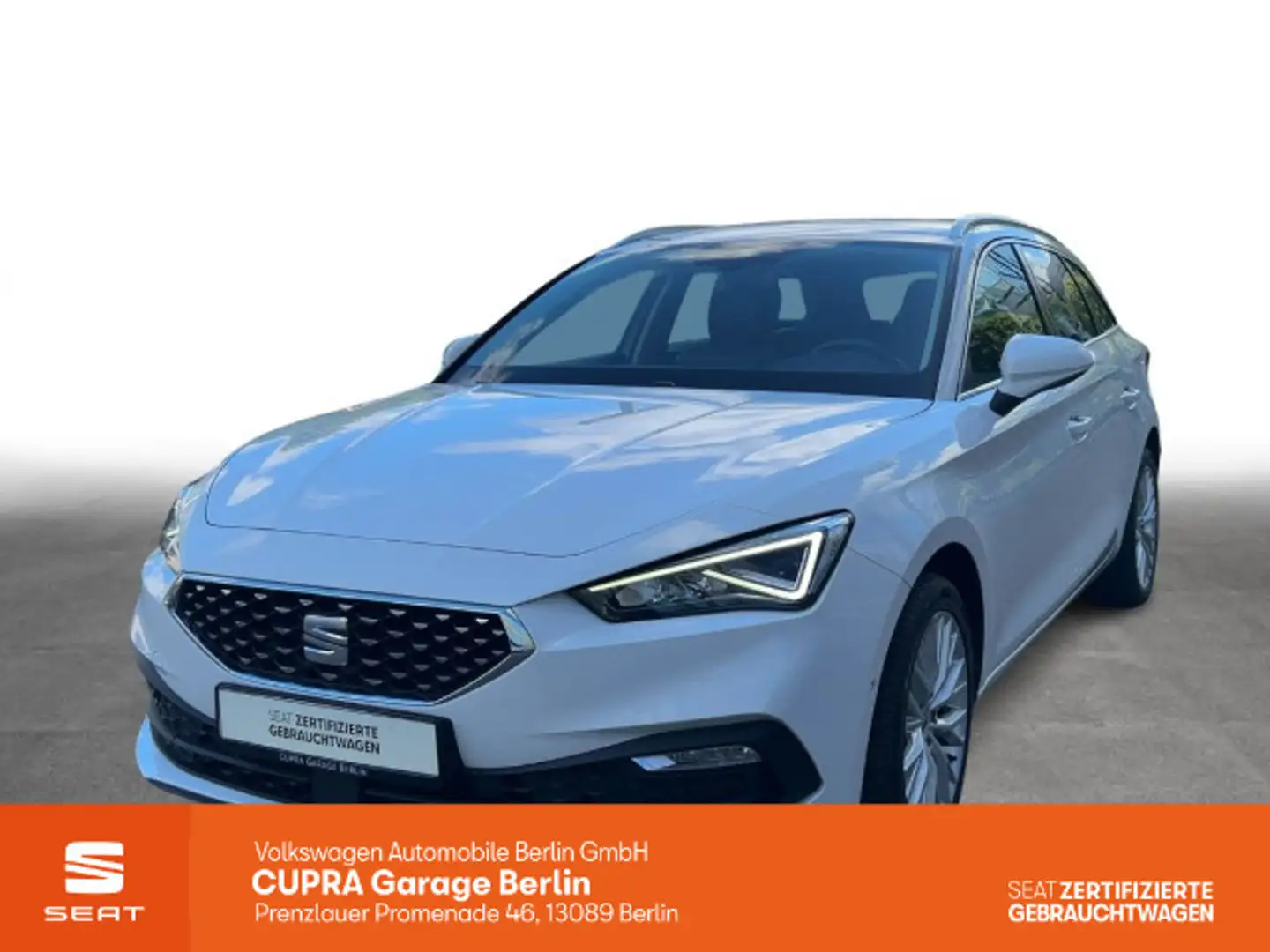 SEAT Leon Sportstourer 2.0 TDI DSG Xcellence Navi LED Weiß - 1