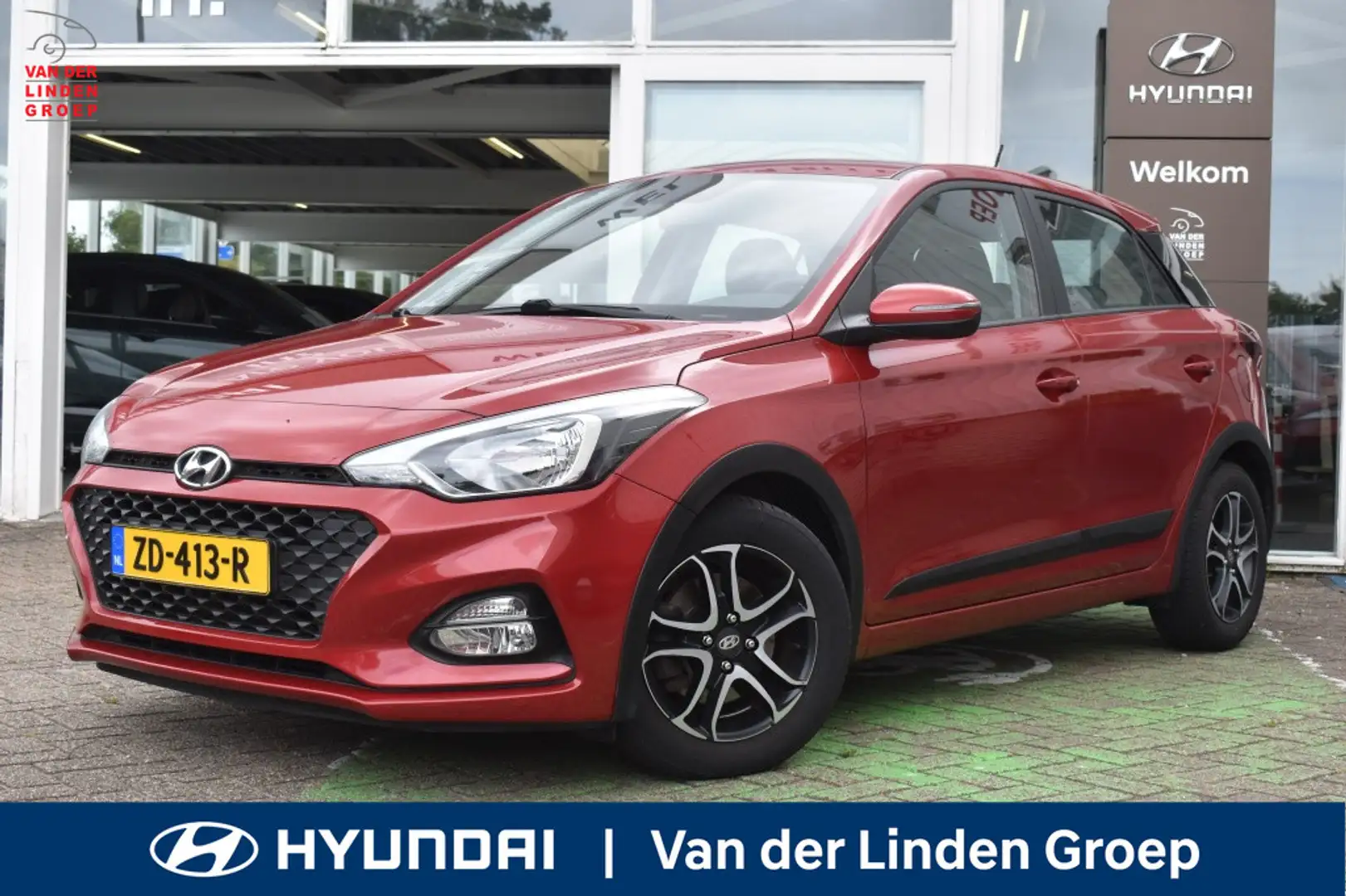 Hyundai i20 1.0 T-GDI Comfort Carplay/Cam/Pdc/LM 15"/RIJKLAARP Rojo - 1