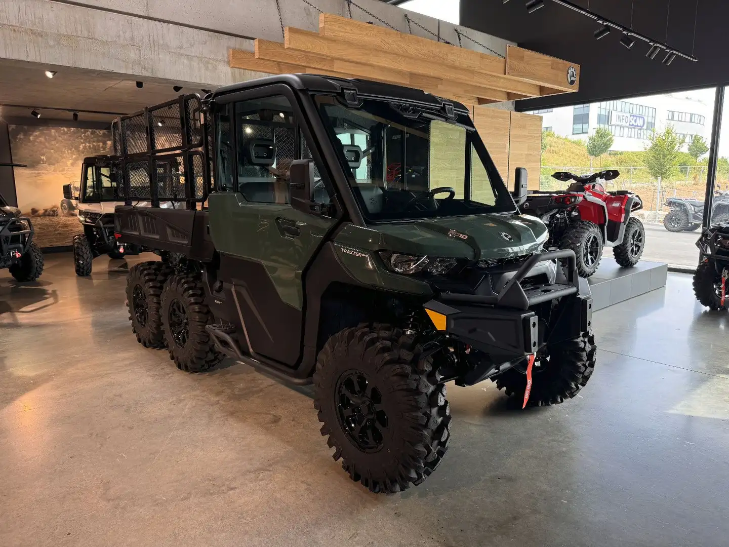 Can-Am Traxter 6X6 DPS HD10 Pro T1B lange Pritsche Grün - 1