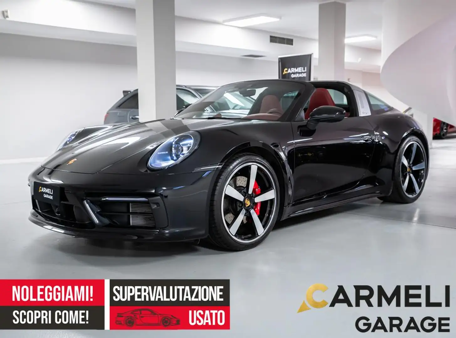 Porsche 992 911 Targa 4S -ASSE STERZANTE-SCARICO SPORT-PACK Nero - 1