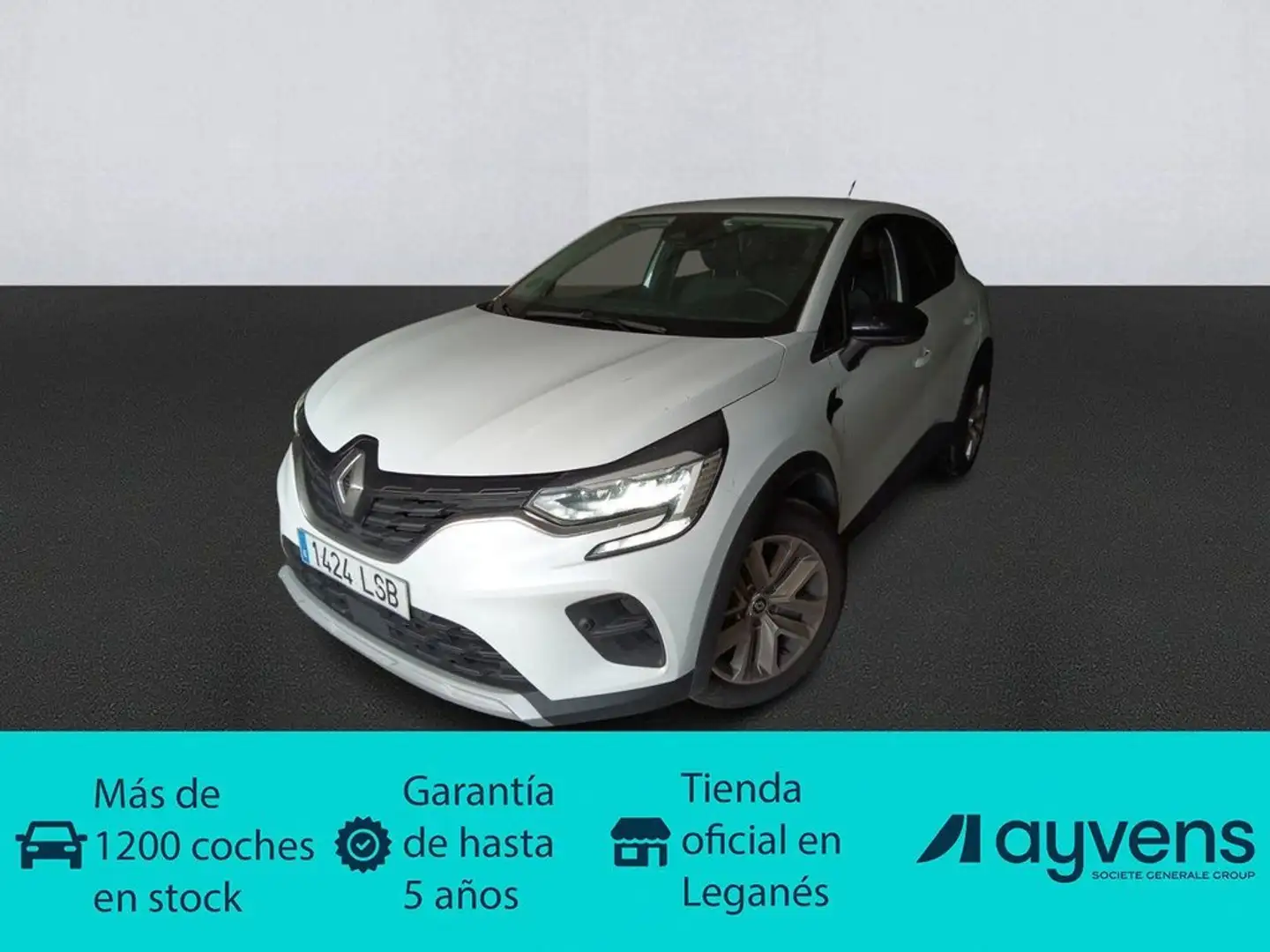 Renault Captur TCe GPF Micro Híbrido Intens 103kW Blanco - 1