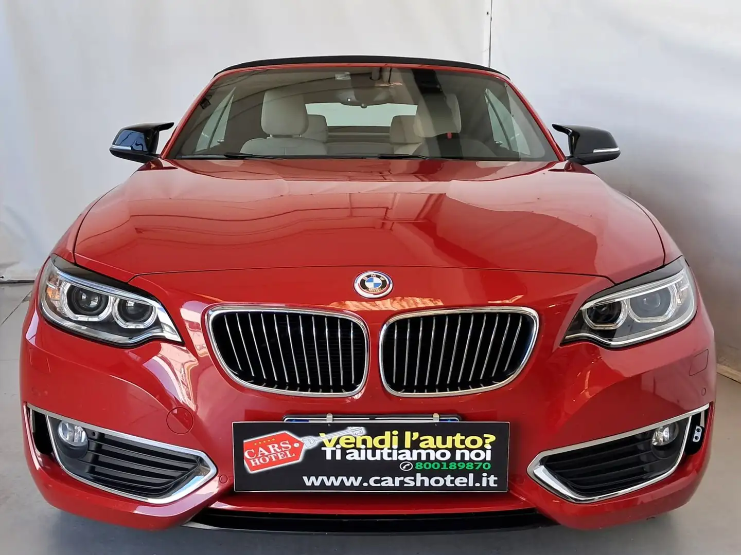 BMW 220 220d Cabrio Luxury Rojo - 1