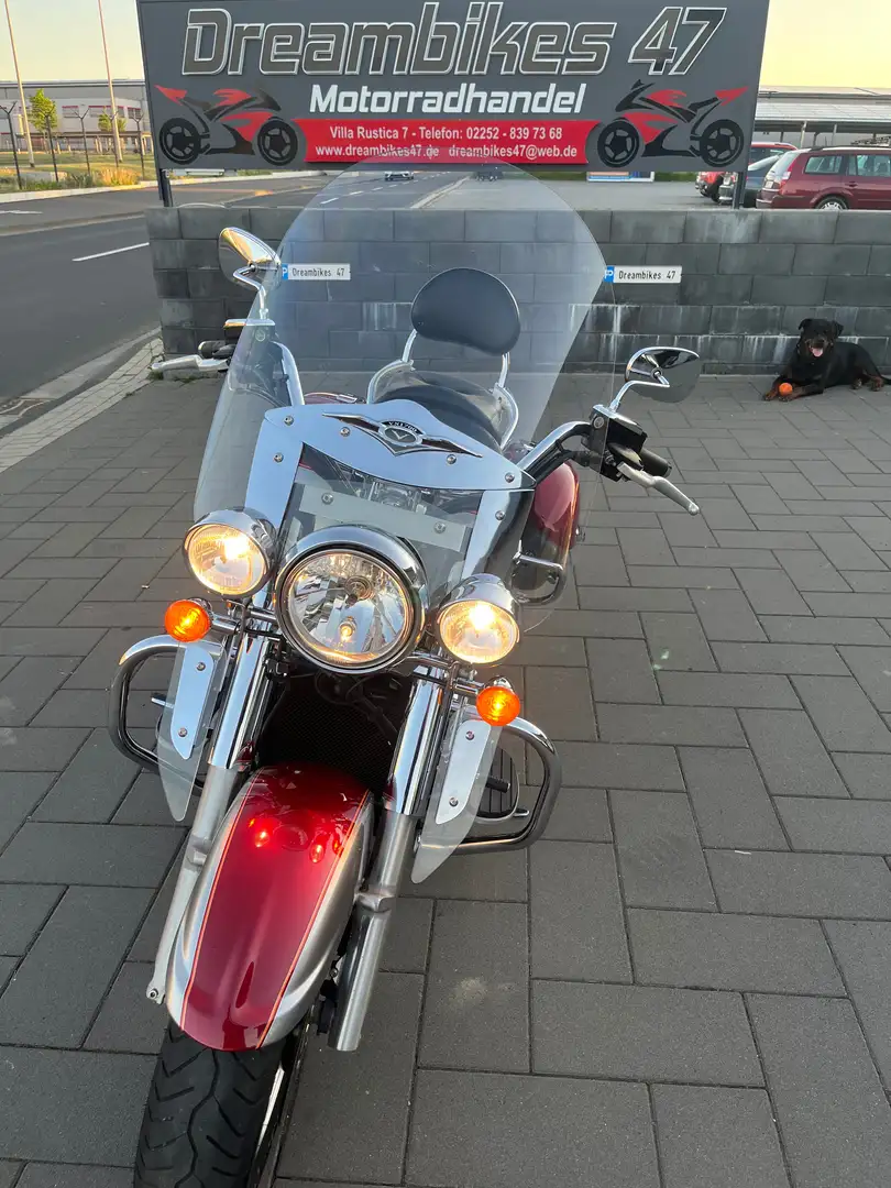Kawasaki VN 1700 CLASSIC**ABS**TEMPOMAT**HU, INSPEKTION, RIEMEN NEU Roşu - 2