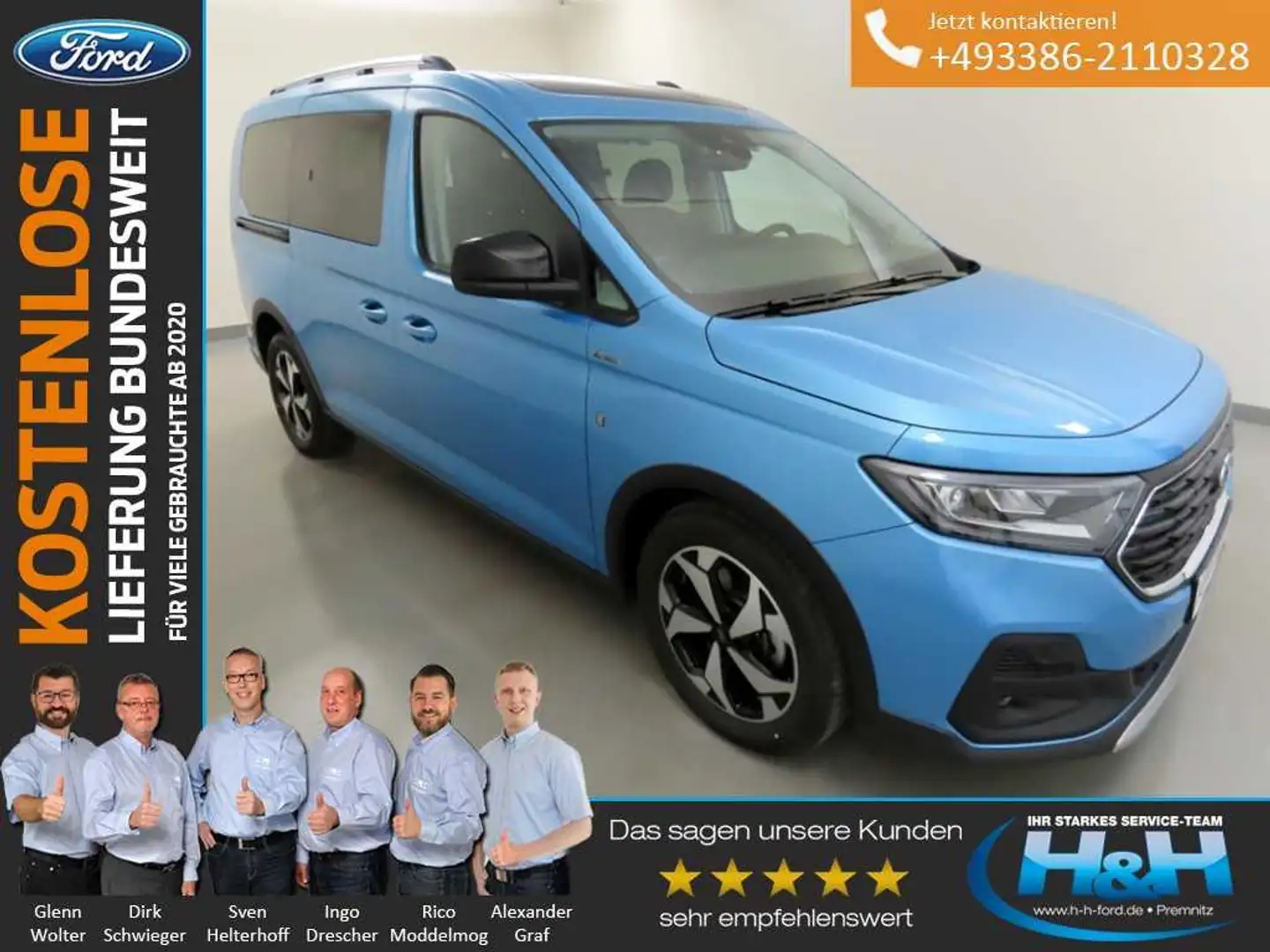 Ford Grand Tourneo Connect 1.5 Aut. Active AHK+LED Kék - 1