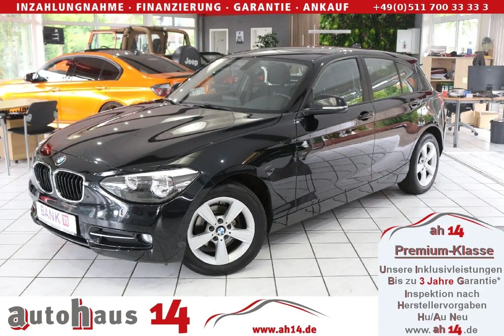 BMW 116 i Sport Line - Navi-Glasdach-Sitzheiz-1.Hand Nero - 1