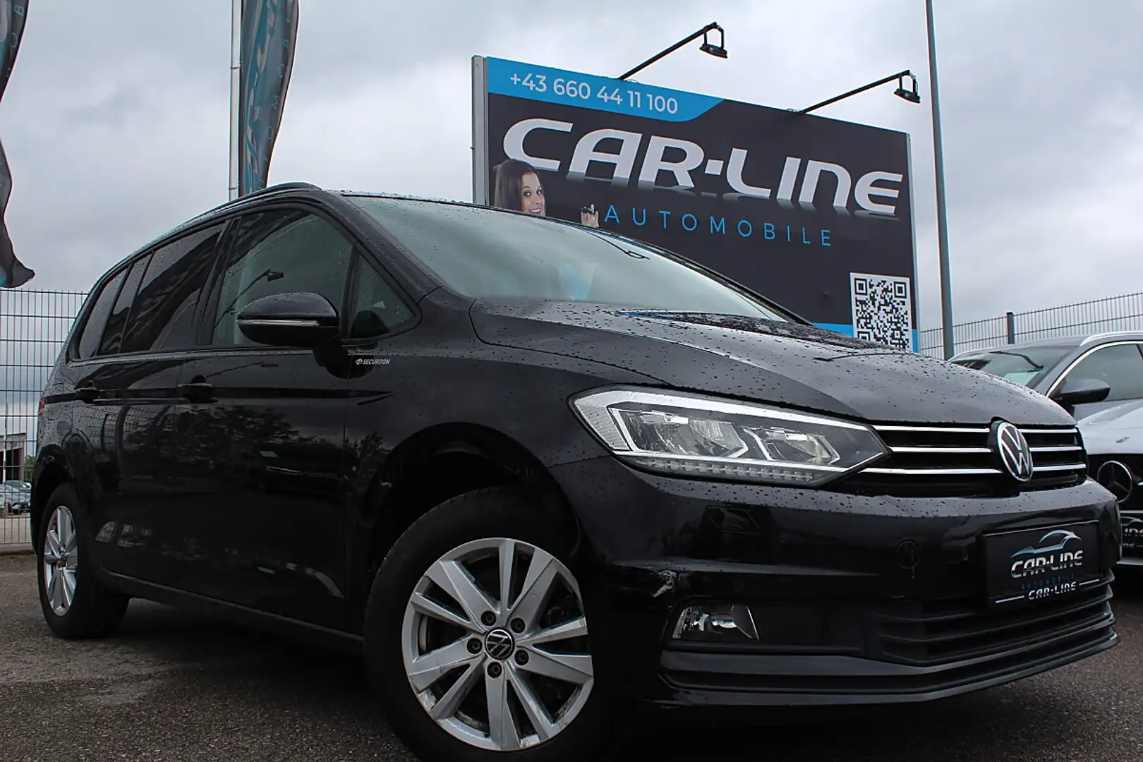 Volkswagen Touran 2,0 BMT TDI DSG Anhänger ACC LED Massage Kamera... Schwarz - 1