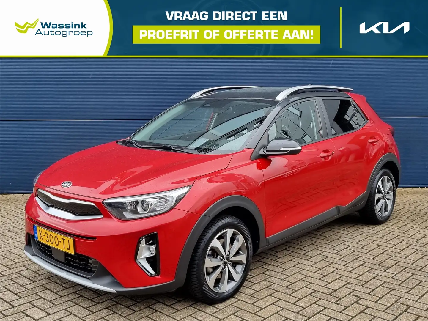 Kia Stonic 1.0 T-GDi 120pk DCT7 DynamicPlusLine Automaat | Tr Rouge - 1