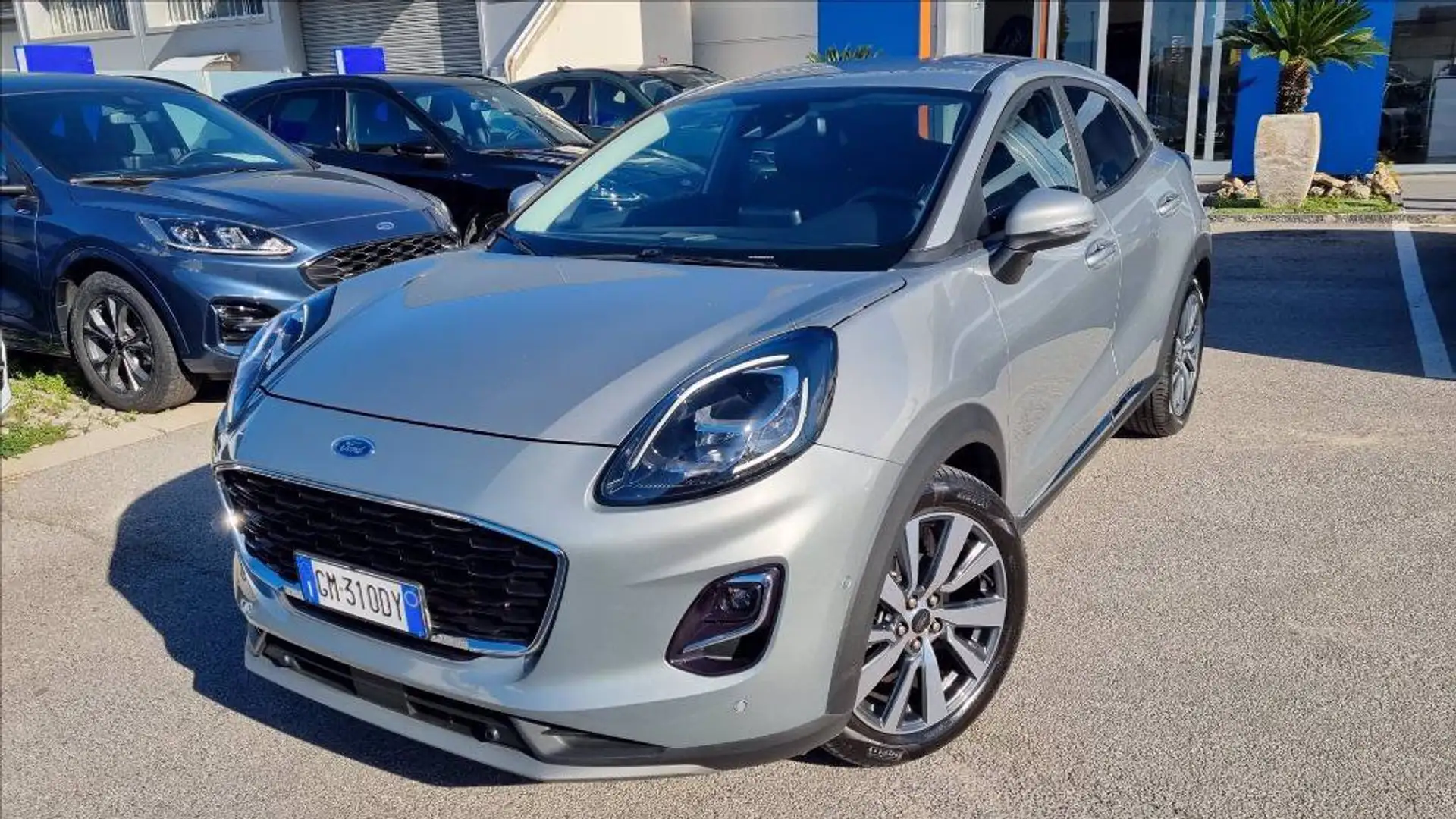 Ford Puma 1.0 ecoboost h titanium x s&s 125cv Grijs - 1