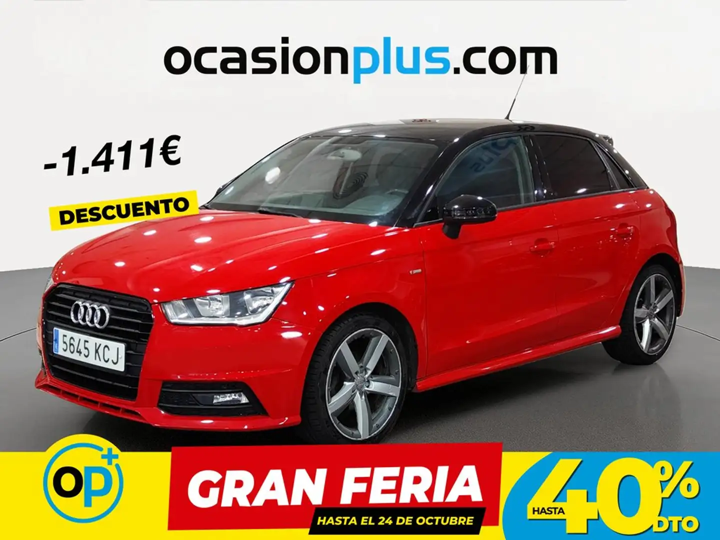 Audi A1 Sportback 1.0 TFSI Adrenalin S tronic Rojo - 1