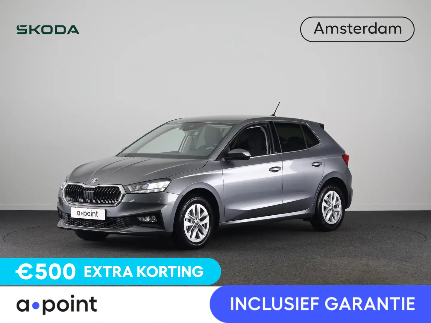 Skoda Fabia 1.0 TSI Business Edition 95 pk | Verlengde garanti Grijs - 1
