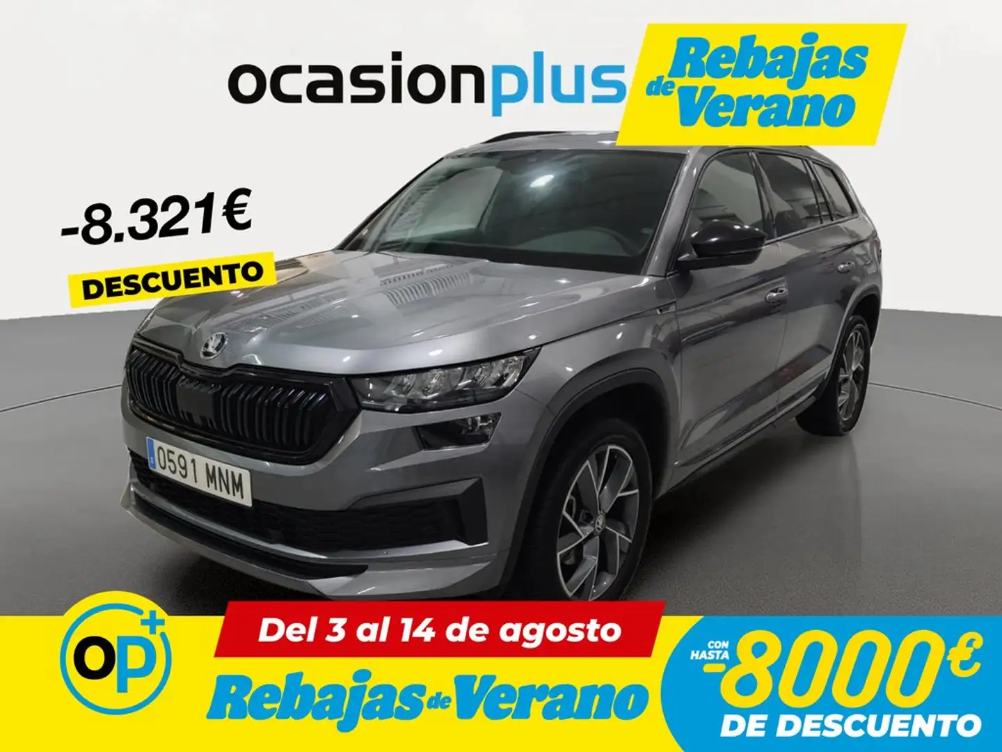 Skoda Kodiaq 1.5 TSI Sportline 4x2 DSG 110kW Gris - 1