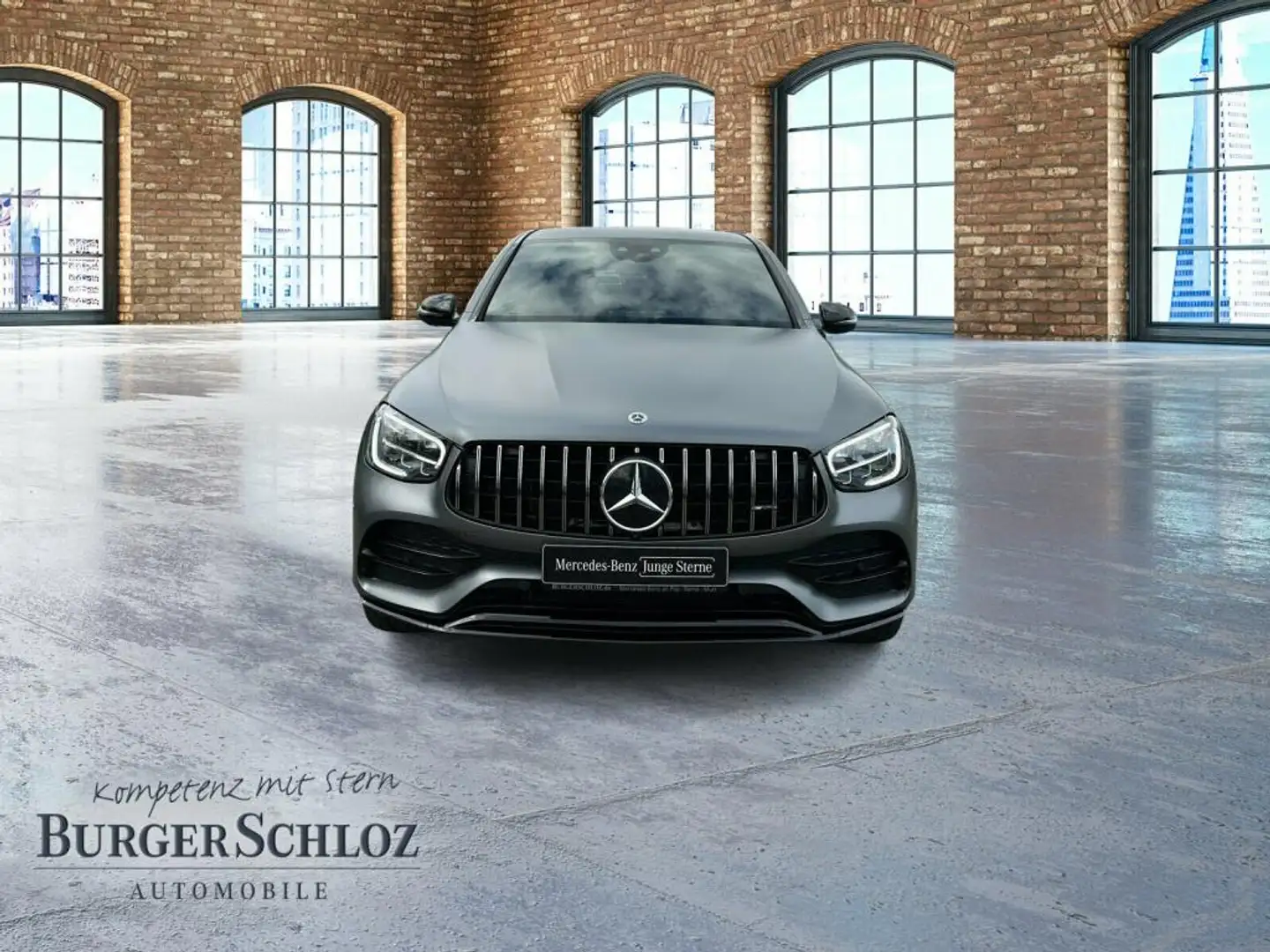 Mercedes-Benz GLC 43 AMG 4M Coupé HUD SpurH SpurW LM Sport Gris - 2