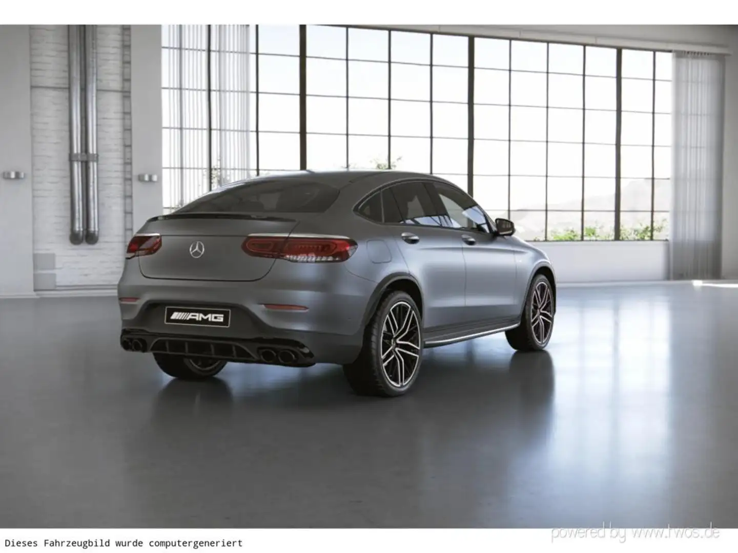 Mercedes-Benz GLC 43 AMG 4M Coupé HUD SpurH SpurW LM Sport Grau - 2
