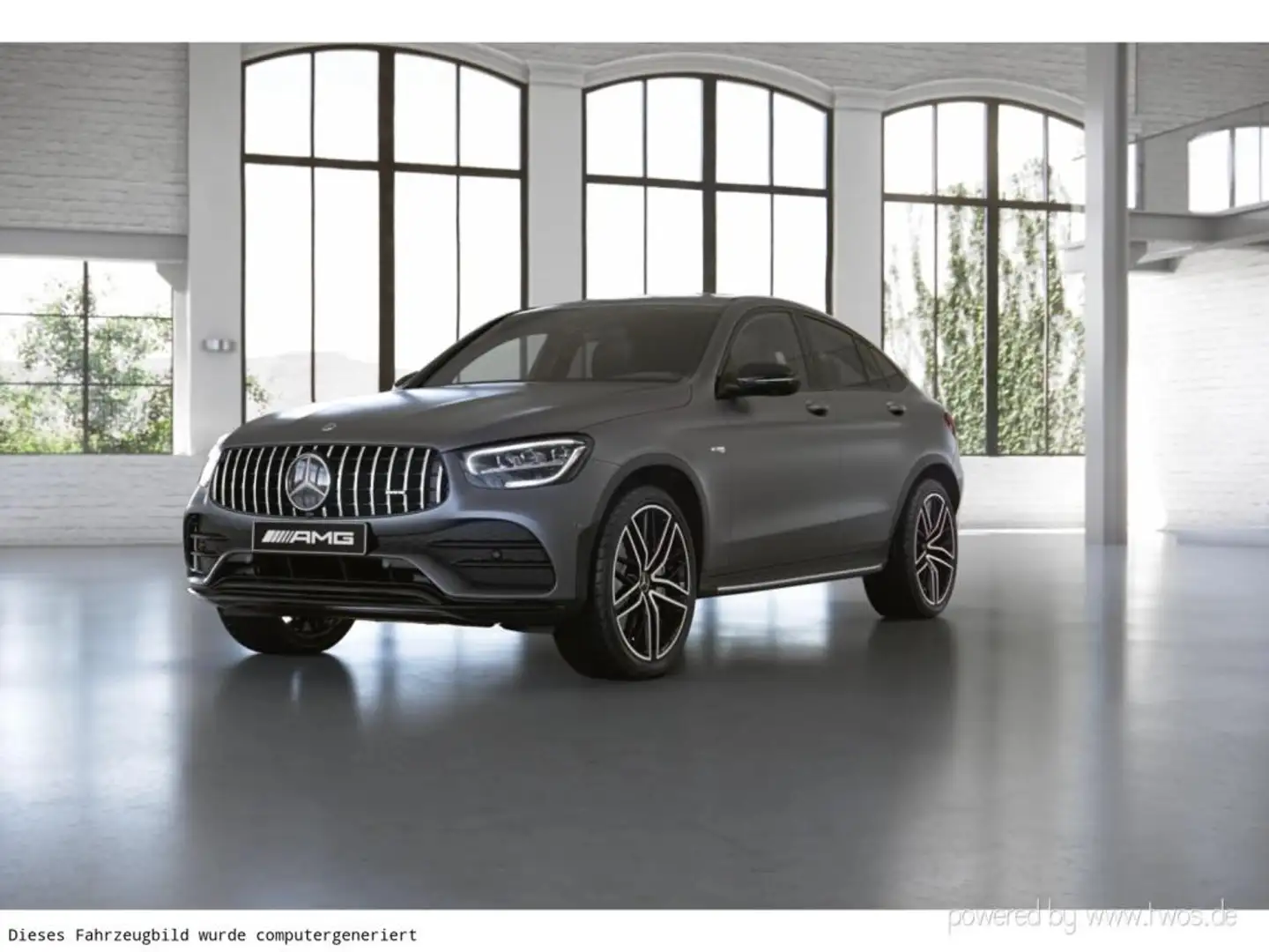 Mercedes-Benz GLC 43 AMG 4M Coupé HUD SpurH SpurW LM Sport Grau - 1