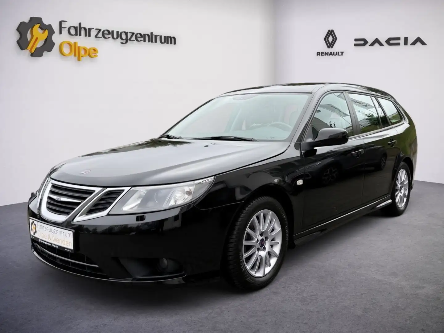 Saab 9-3 Kombi Linear, 1.Hand, Klimauto 2 Zonen, PDC, Schwarz - 1
