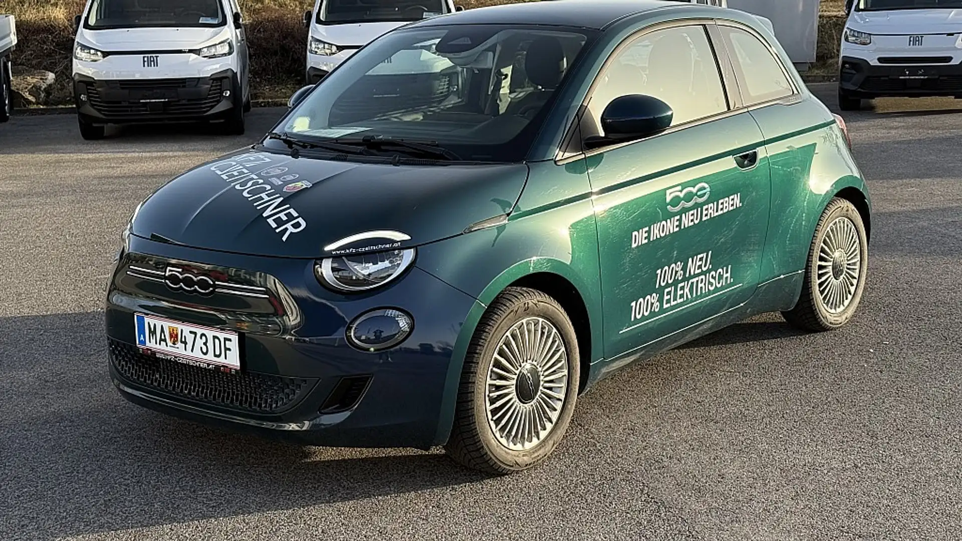 Fiat 500e 500 Elektro 500 42 kWh Grün - 1