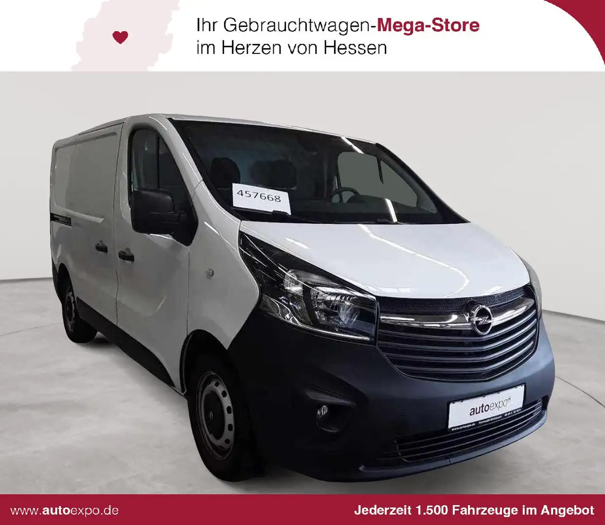 Opel Vivaro Vivaro 1.6 D Klima AHK PDC Weiß - 1