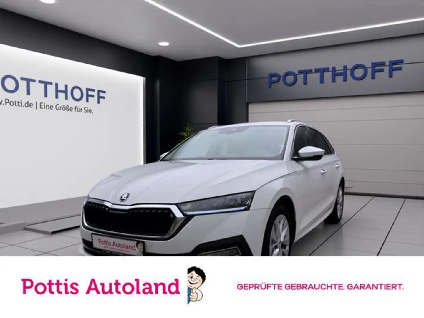 Skoda Octavia Combi 2.0 TDI STYLE NAVI KLIMA PDC LED Weiß - 1