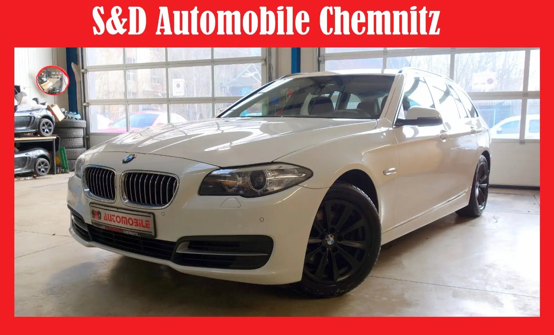 BMW 520 Baureihe 5 Touring 520d xDrive  luxury line Weiß - 1