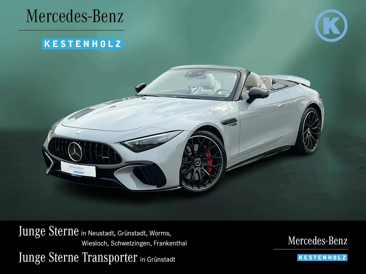 Mercedes-Benz SL 55 AMG SL 55 AMG 4M+ AERO+NIGHTII+DISTR+BUME+HUD+SITZKL Gris - 1