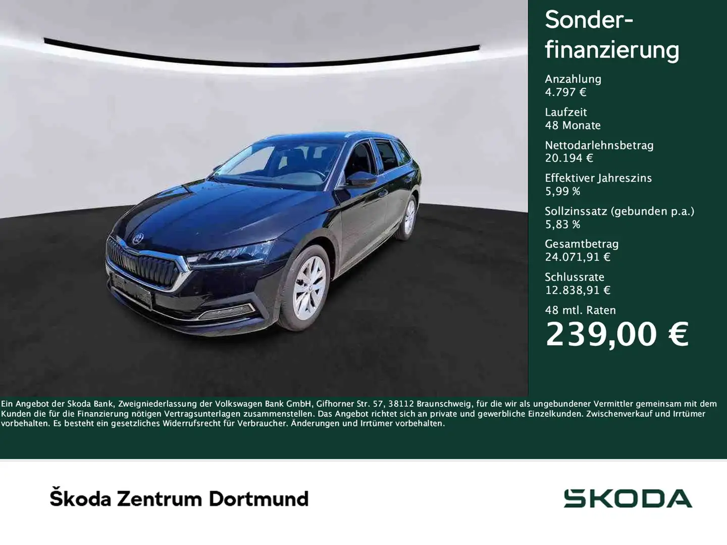 Skoda Octavia Combi 2.0 STYLE AHK ACC NAVICOLUMBUS Schwarz - 1