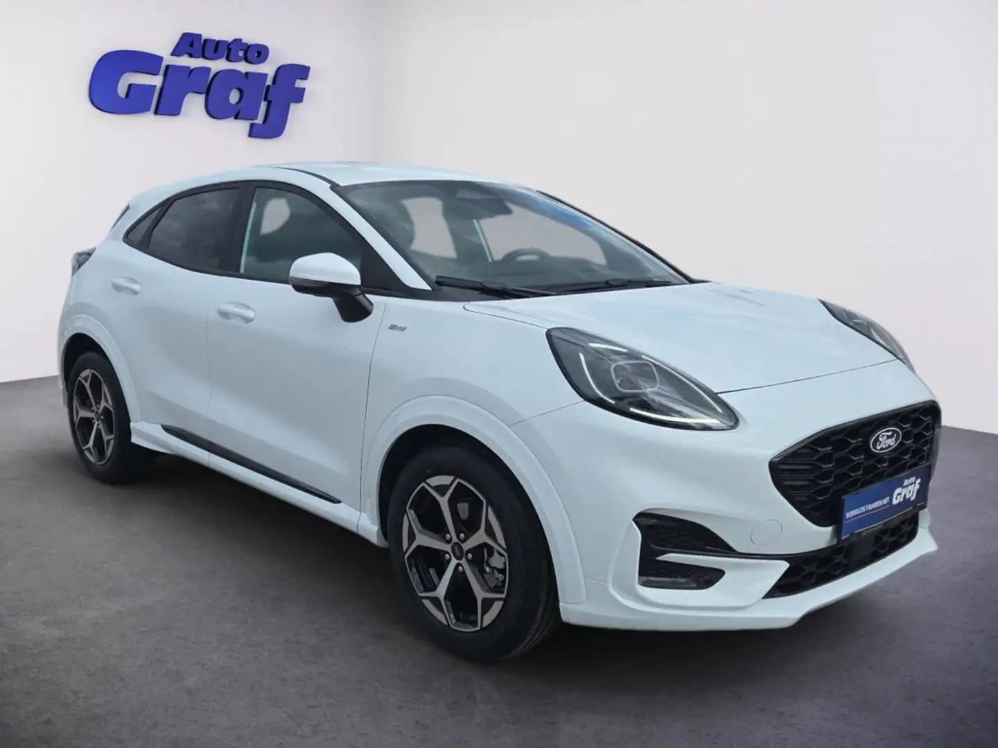 Ford Puma 1,0 EcoBoost Hybrid ST-Line Weiß - 2