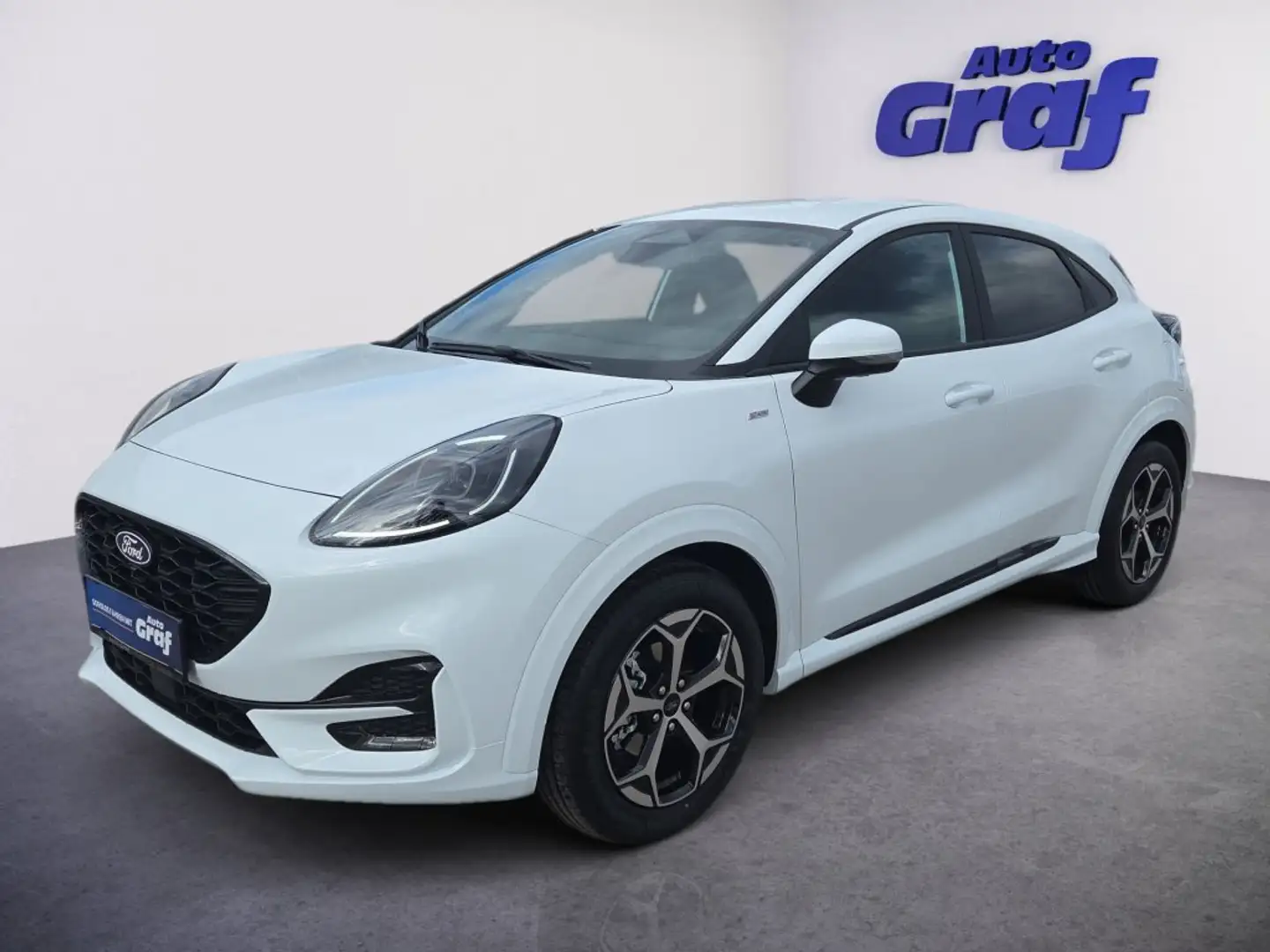 Ford Puma 1,0 EcoBoost Hybrid ST-Line Weiß - 1