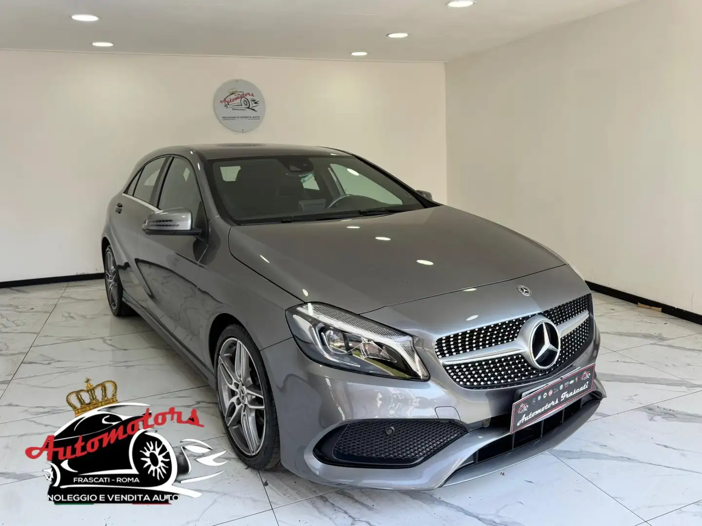 Mercedes-Benz A 180 d -AMG OACK-GARANTITA -2018 Grigio - 1