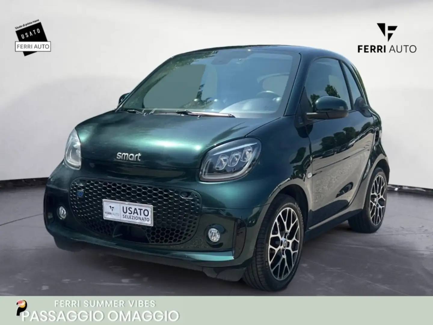smart forTwo EQ Racingreen 22Kw Vert - 1