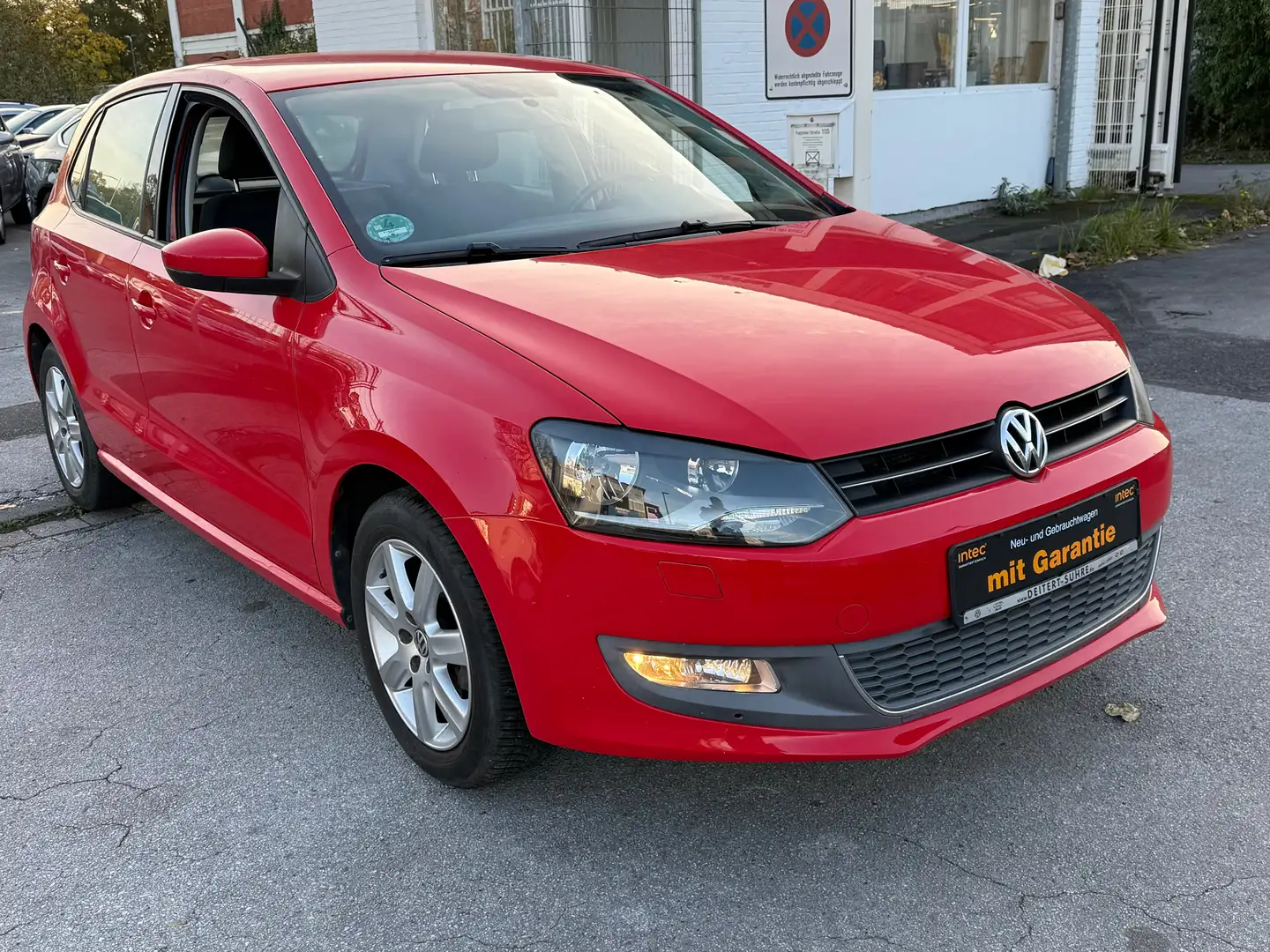 Volkswagen Polo Highline 1.HAND KLIMAAUTOMATIK Rouge - 2