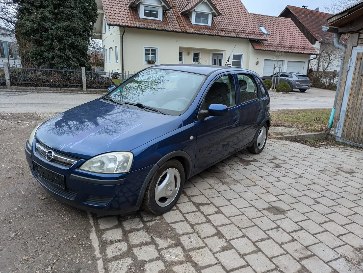 Opel Corsa 1.2 16V Elegance Automatik Tüv Neu Euro 4 Alu Blau - 1