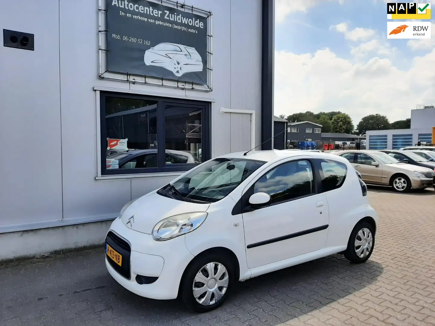 Citroen C1 1.0-12V Séduction airco cv ele pakket apk 6-2026 Bianco - 1