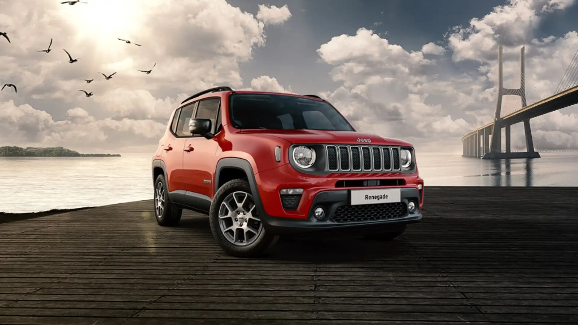 Jeep Renegade 1.5 Turbo T4 MHEV Limited Rosso - 1