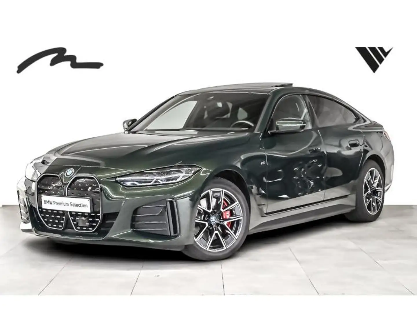 BMW i4 eDrive40 *NEW PRICE: 78.089€* 2ans/jaar garantie Vert - 1