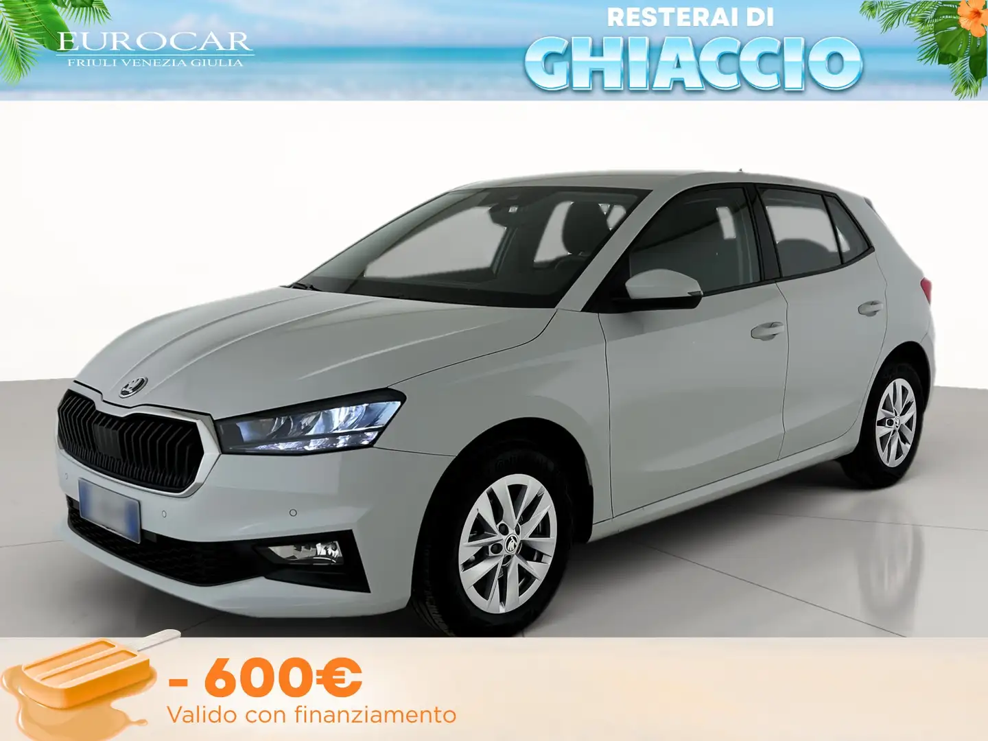 Skoda Fabia 1.0 mpi evo ambition 65cv Bianco - 1