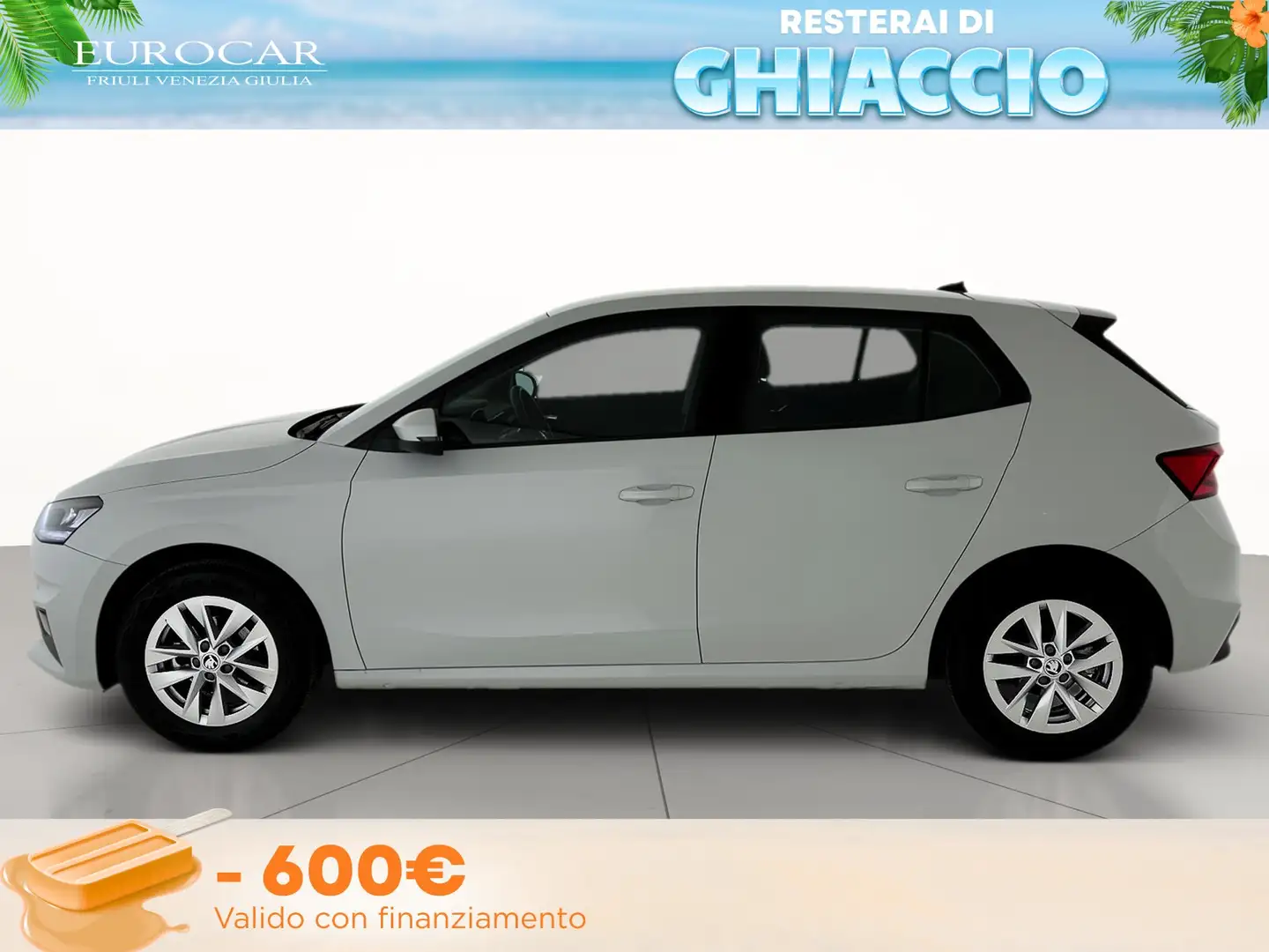 Skoda Fabia 1.0 mpi evo ambition 65cv Bianco - 2