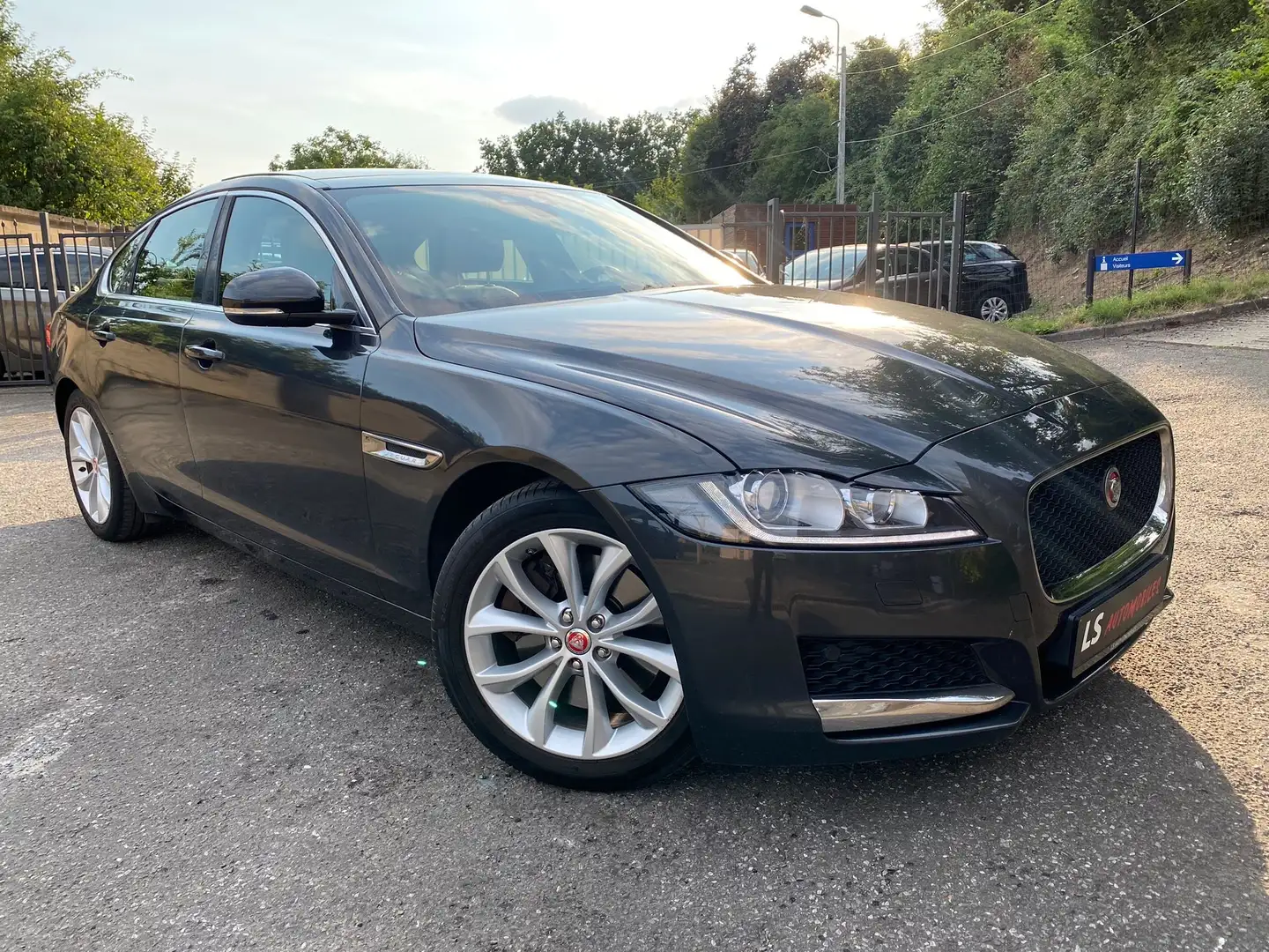 Jaguar XF 3.0 D V6*Toitouvrant*Navi*Cuir*Camera*1sthand Grijs - 1