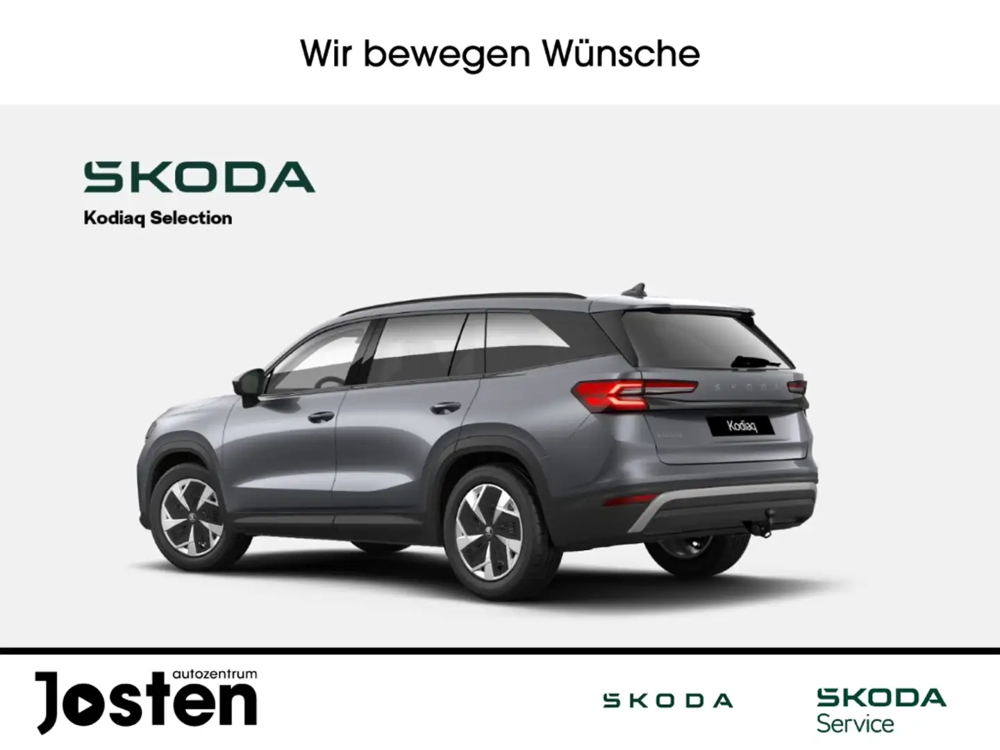 Skoda Kodiaq Selection 2.0TDI Fahrass+ AHK 3.Sitzreihe Komfort Gris - 2
