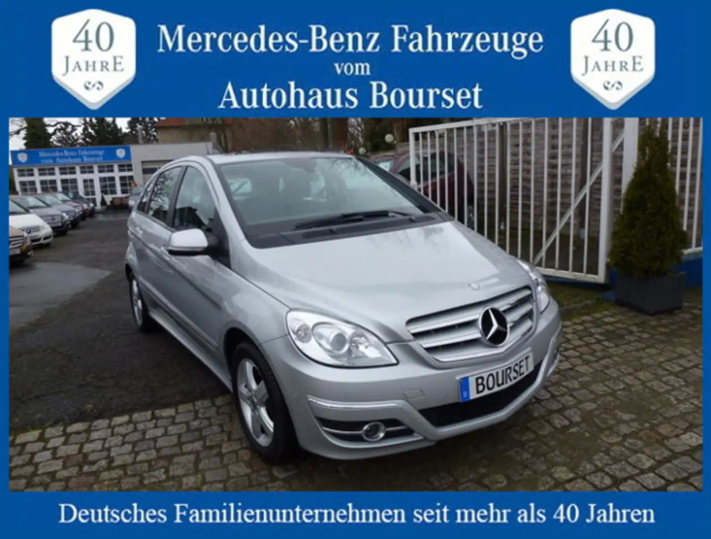 Mercedes-Benz B 200 Autom-Klima-Sitzheizung-PTS-76TKM-AHK abnb el.Lame Argent - 1