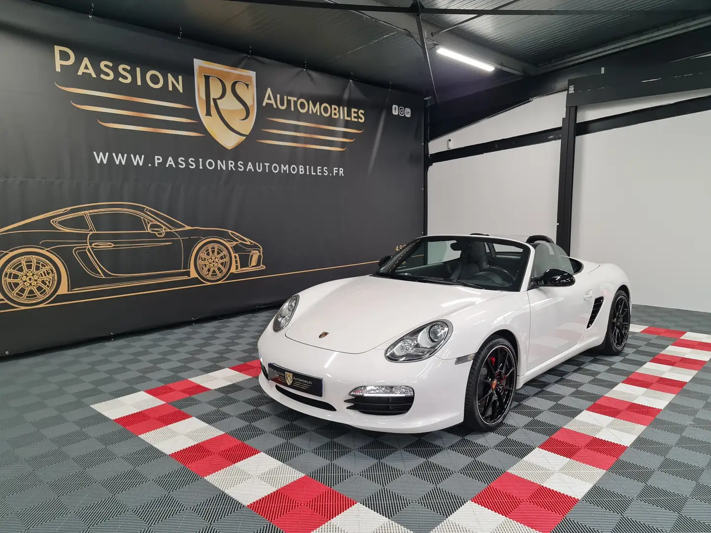 Porsche Boxster PORSCHE 987.2 BOXSTER S 3.4L 310 CV – 34 000 Km Blanco - 1
