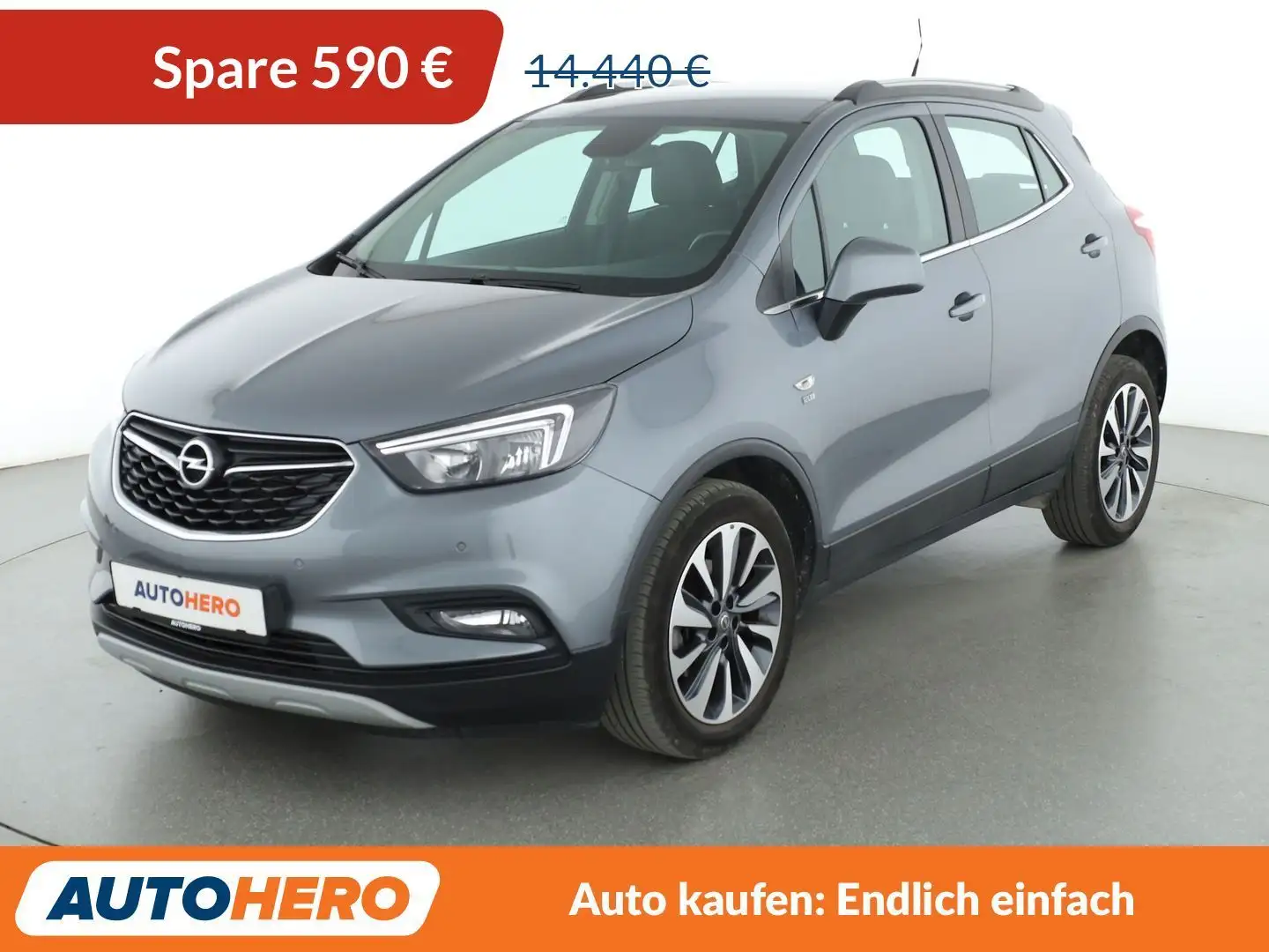 Opel Mokka X 1.4 Turbo 120 Jahre Start/Stop *TEMPO*LIM*CAM*PDC* Grau - 1